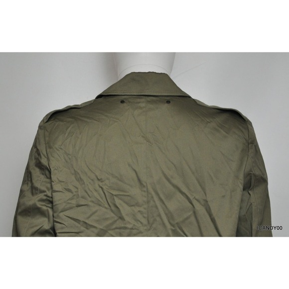 Marc Jacobs Men's Cotton Twill Coat Jacket M2111504 Moore Green L Nwt $598 - Picture 7 of 10